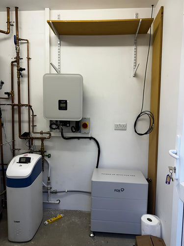 Fox 12kW hybrid inverter, and an 11.52kWh battery.